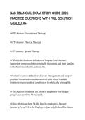 NAB FINANCIAL EXAM STUDY GUIDE 2026 PRACTICE QUESTIONS WITH FULL SOLUTION GRADED A&plus;