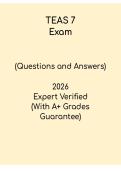TEAS 7 Exam Study Guide PDF &vert; ATI TEAS 7 Full Prep 2026