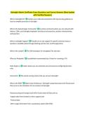 Gainsight Admin Certificate Exam Questions and Correct Answers &lpar;New Update