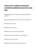 NAPLEX NORTH AMERICAN PHARMACIST LICENSURE EXAMINATION EXAM STUDY GUIDE 2026