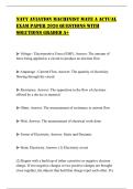 NAVY AVIATION MACHINIST MATE A ACTUAL EXAM PAPER 2026 QUESTIONS WITH SOLUTIONS GRADED A&plus;