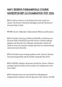 NAVY RESERVE FUNDAMENTALS COURSE NAVRESFOR-NRF-3&period;0 EXAMINATION TEST 2026