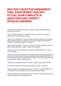 WGU D027 OBJECTIVE ASSESSMENT FINAL EXAM NEWEST 2026-2027 ACTUAL EXAM COMPLETE 90 QUESTIONS AND CORRECT DETAILED ANSWERS