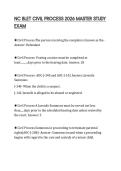 NC BLET CIVIL PROCESS 2026 MASTER STUDY EXAM