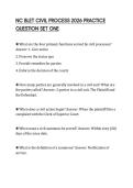 NC BLET CIVIL PROCESS 2026 PRACTICE QUESTION SET ONE