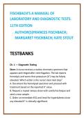 Fischbach Laboratory Test Bank Nursing Test Bank 2026 &vert; Laboratory & Diagnostic Tests Nursing