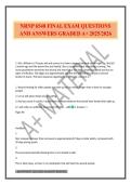 NRNP 6540 FINAL EXAM QUESTIONS AND ANSWERS GRADED A&plus; 2025&sol;2026
