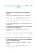 Test Bank for Nursing Concepts and Skills&comma; 6th Edition