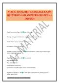 NU664C FINAL REGIS COLLEGE EXAM QUESTIONS AND ANSWERS GRADED A&plus; 2025&sol;2026