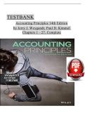 Test Bank for Accounting Principles 14th Edition &vert; Jerry J&period; Weygandt & Paul D&period; Kimmel &vert; Complete Guide &vert; A&plus; Graded