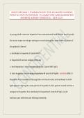  GNRS 558 Hepatology&comma; Gastroenterology&comma; and Nephrology Nursing Review&colon; Q&A with Rationales for Exam Preparation
