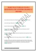 MARYVILLE NURS 611 EXAM 4 QUESTIONS AND ANSWERS GRADED A&plus; 2025&sol;2026