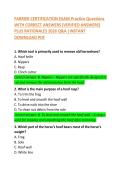 Farrier Certification Exam Practice Questions with Correct Answers