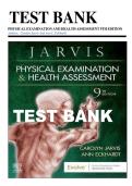 Test Bank for Physical Examination and Health Assessment 9th Edition by Carolyn Jarvis & Ann Eckhardt &vert; Complete Q&A &vert; All Chapters 1-32
