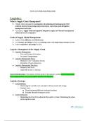 SCMT 2103 Final Exam Study Guide 2025