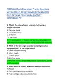 FDNY G-60 Torch Operations Exam Practice Questions with Correct Answers