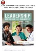 TEST BANK Leadership and Nursing Care Management &lpar;7TH&rpar; by Diane Huber&semi; M&period; Lindell Joseph&vert; Chapter 1-26 LATEST VERSION
