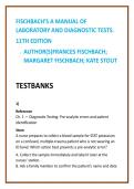 Fischbach Laboratory Test Bank Nursing Test Bank 2026 &vert; Diagnostic Tests Nursing MCQs