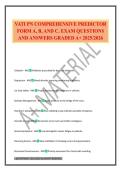 VATI PN COMPREHENSIVE PREDICTOR FORM A&comma; B&comma; AND C&period; EXAM QUESTIONS AND ANSWERS GRADED A&plus; 2025&sol;2026