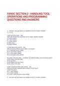 Fanuc NOCTI Training &lpar;Handling Tool Operations And Programming&rpar; &ndash; Questions With Solutions