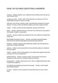 EDHE 105 OLE MISS QUESTIONS & ANSWERS