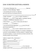 EDHE 105 MIDTERM QUESTIONS & ANSWERS
