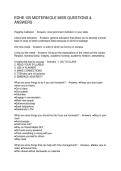 EDHE 105 MIDTERM OLE MISS QUESTIONS & ANSWERS