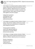 WGU C722- Project Management &lpar;PHEO&rpar; - Objective Assessment Study  Guide&period;