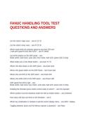 FANUC HANDLING TOOL TEST QUESTIONS AND ANSWERS