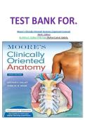 TEST BANK FOR&period;  Moore's Clinically Oriented Anatomy &lpar;Lippincott Connect&rpar;  Ninth&comma; Edition By Arthur F&period; Dalley Ii Phd Faaa &lpar;Author&rpar; Latest Update&period;