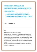 Fischbach Laboratory Test Bank &vert; Nursing Test Bank 2026 & Nursing Test Bank
