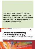 Test Bank for Understanding Pharmacology Essentials for Medication Safety&comma; 2nd Edition by M&period; Linda Workman & LaCharity