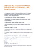 2026 ODS PRACTICE EXAM CANCER REGISTRY IDENTIFICATION CLOSED BOOK DOMAIN 3