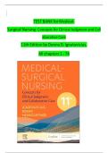 TEST BANK for Medical-Surgical Nursing&colon; Concepts for Clinical Judgment and Collaborative Care 11th Edition by Donna D&period; Ignatavicius&comma; All chapters 1 - 74 UPDATED STUDY GUIDE 2026&period;