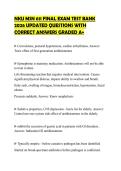 NKU MSN 611 FINAL EXAM TEST BANK 2026 UPDATED QUESTIONS WITH CORRECT ANSWERS GRADED A&plus;