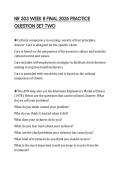 NR 503 WEEK 8 FINAL 2026 PRACTICE QUESTION SET TWO