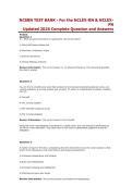 NCSBN Test Bank 2026 for NCLEX-RN & NCLEX-PN &vert; Updated Q&A