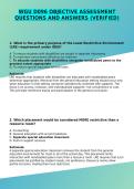 WGU D096 OBJECTIVE ASSESSMENT QUESTIONS AND ANSWERS &lpar;VERIFIED&rpar;