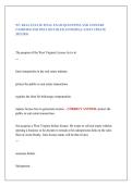 West Virginia Real Estate Final Exam &lpar;2025&ndash;2026&rpar; &vert; Verified & Detailed Questions and Answers &vert; Latest Update