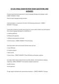 CD 225 FINAL EXAM REVIEW EXAM QUESTIONS AND ANSWERS&period;