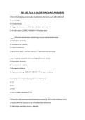 CD 225 Test 3 QUESTIONS AND ANSWERS
