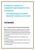 Fischbach Laboratory Test Bank Nursing Test Bank 2026 &vert; Diagnostic Test Interpretation