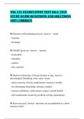 NSG 122 EXAMINATION TEST Q&A&colon; 2026 STUDY GUIDE QUESTIONS AND SOLUTIONS 100&percnt; CORRECT