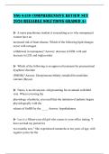 NSG 6430 COMPREHENSIVE REVIEW SET 2026 RELIABLE SOLUTIONS GRADED A&plus;