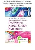  Davis Advantage for Psychiatric Mental Health Nursing 10th Edition&lbrace; by Karyn I&period; Morgan and Mary C&period; Townsend&rcub;complete solutions &semi;Grade A&plus; Test Bank &semi;