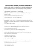 CSAD 126 EXAM 3 ROSEBERRY QUESTIONS AND ANSWERS