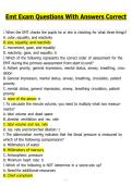 EMT EXAM QUESTIONS WITH ANSWERS CORRECT