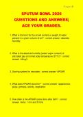 SPUTUM BOWL 2026  QUESTIONS AND ANSWERS&vert;  ACE YOUR GRADES&period;