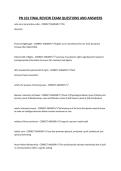 PN 101 FINAL REVIEW EXAM QUESTIONS AND ANSWERS