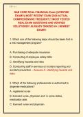 NAB CORE RCAL-FINANCIAL Exam &vert;&vert;VERIFIED  EXAM&excl;&excl;&vert;&vert; MOST RECENT EXAM 2026 ACTUAL  COMPREHENSIVE FREQUENTLY MOST TESTED  REAL EXAM QUESTIONS AND VERIFIED  SOLUTIONS&excl;&excl;&excl; ALREADY GRADED A&plus; &vert; NEWEST  EXAM&excl;&excl;&excl;